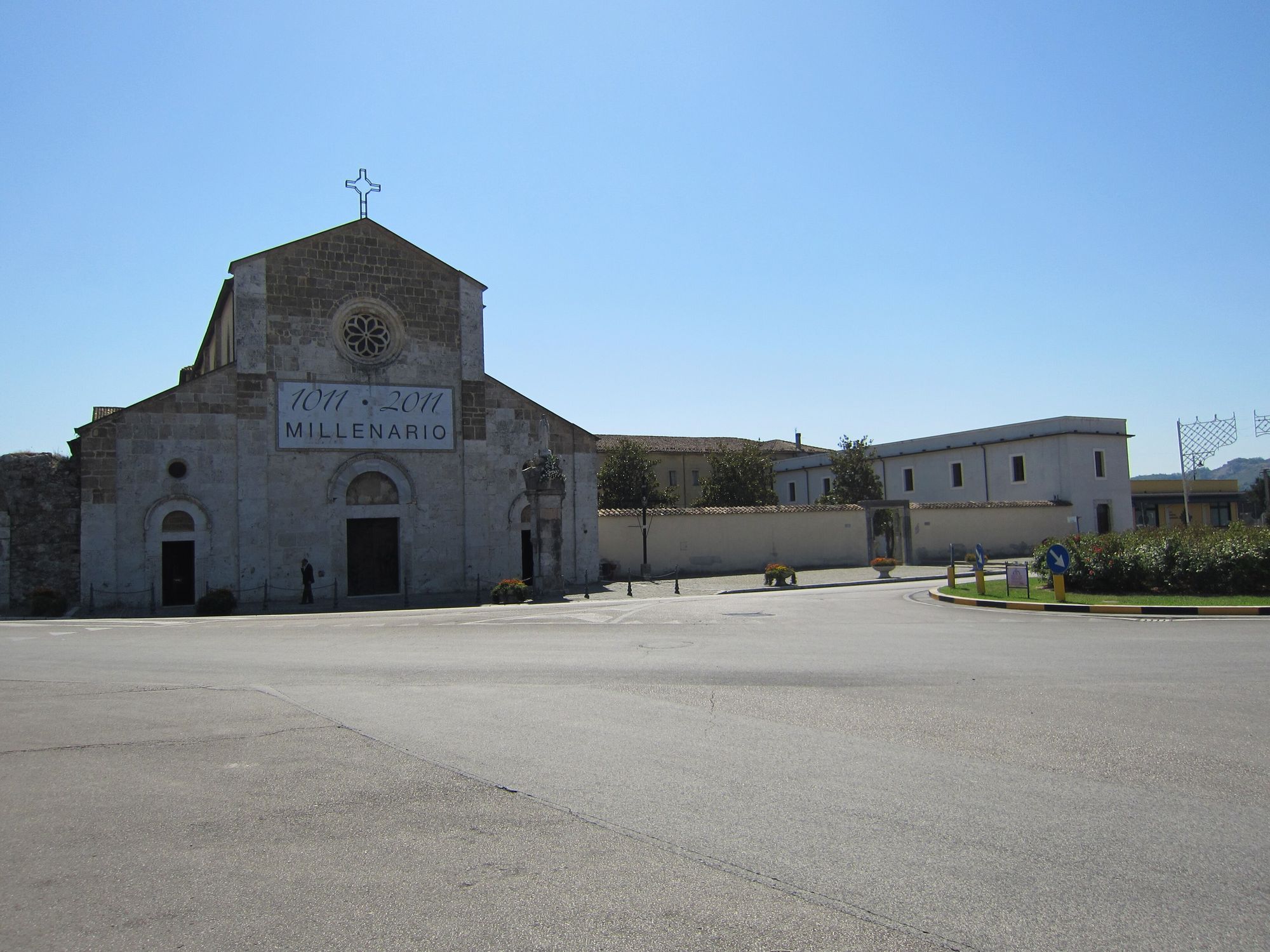 Il centro di Sora con il fiume Liri