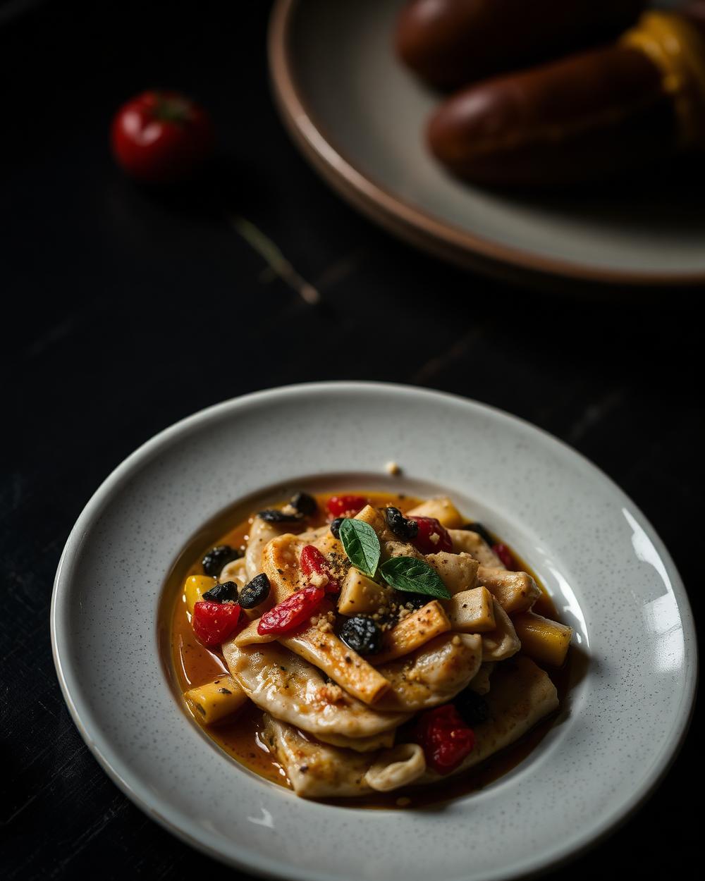 A seasonal dish from the Villa Sant'Erasmo kitchen
